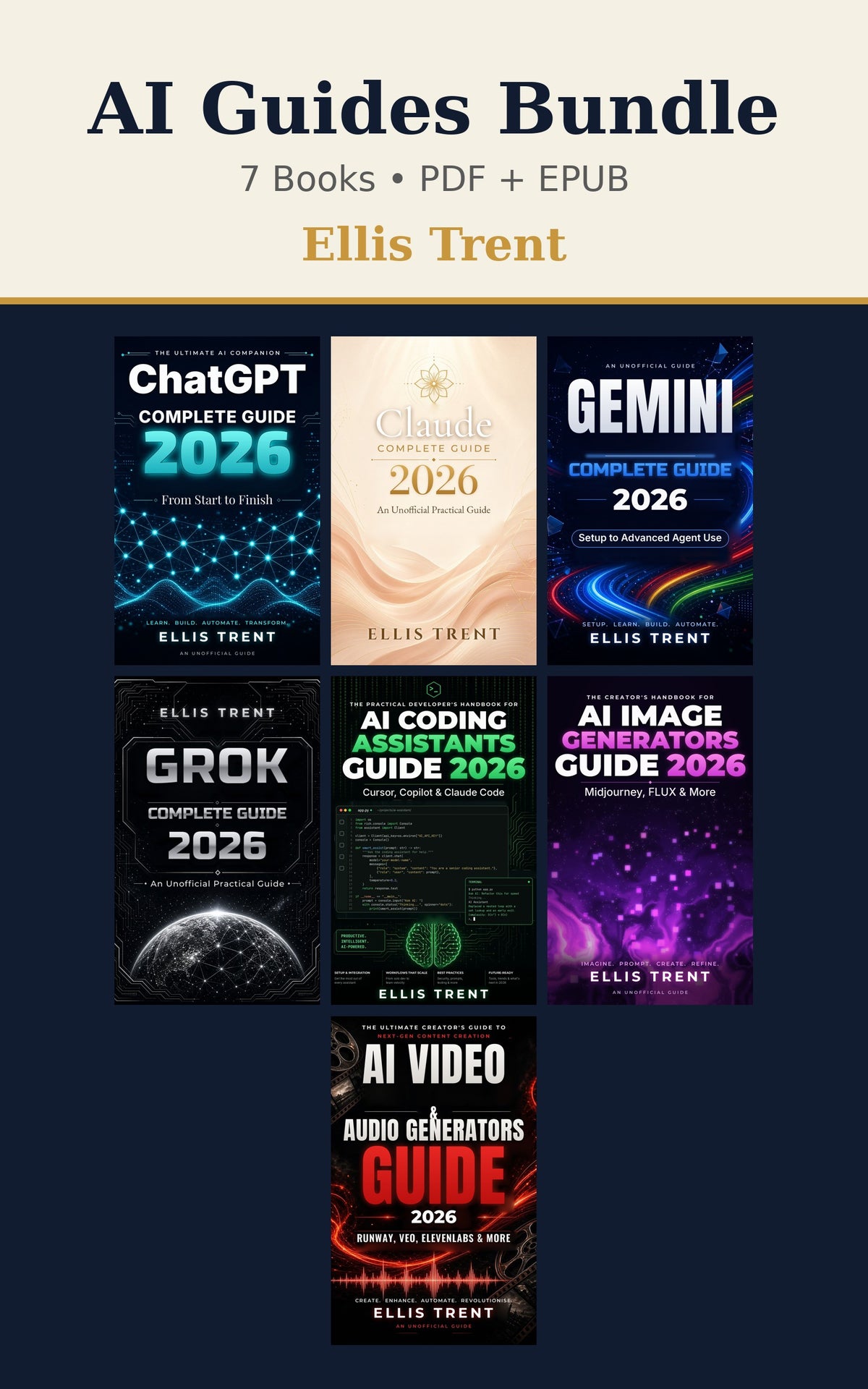 Ellis Trent AI Guides Bundle (7 Books)