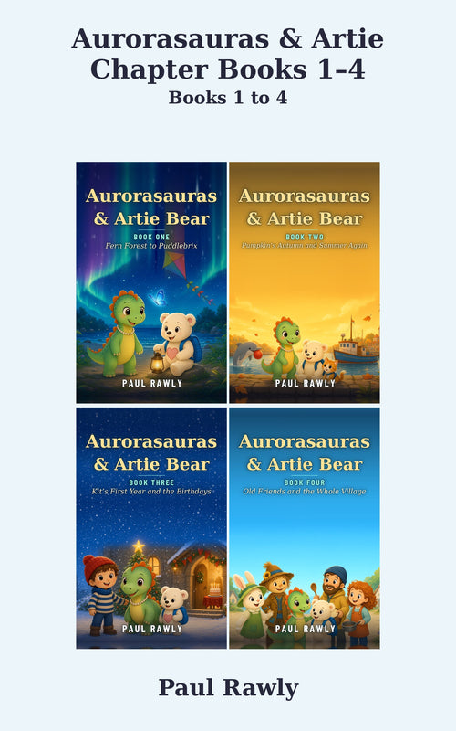 Aurorasauras & Artie Chapter Books 1–4 cover